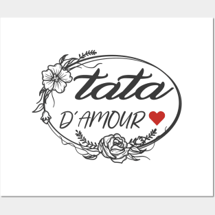 tata d'amour pour toujours cadeau de fête pour famille Posters and Art